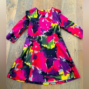 Trina Turk  3/4 sleeve dress size large